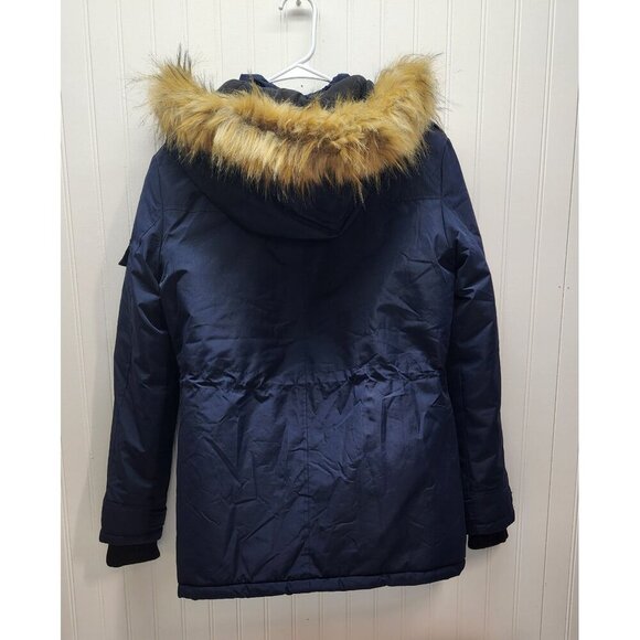 Wantdo Women's Ski Jacket/Winter Coat Navy with Faux Fur Trim Small - Picture 8 of 16